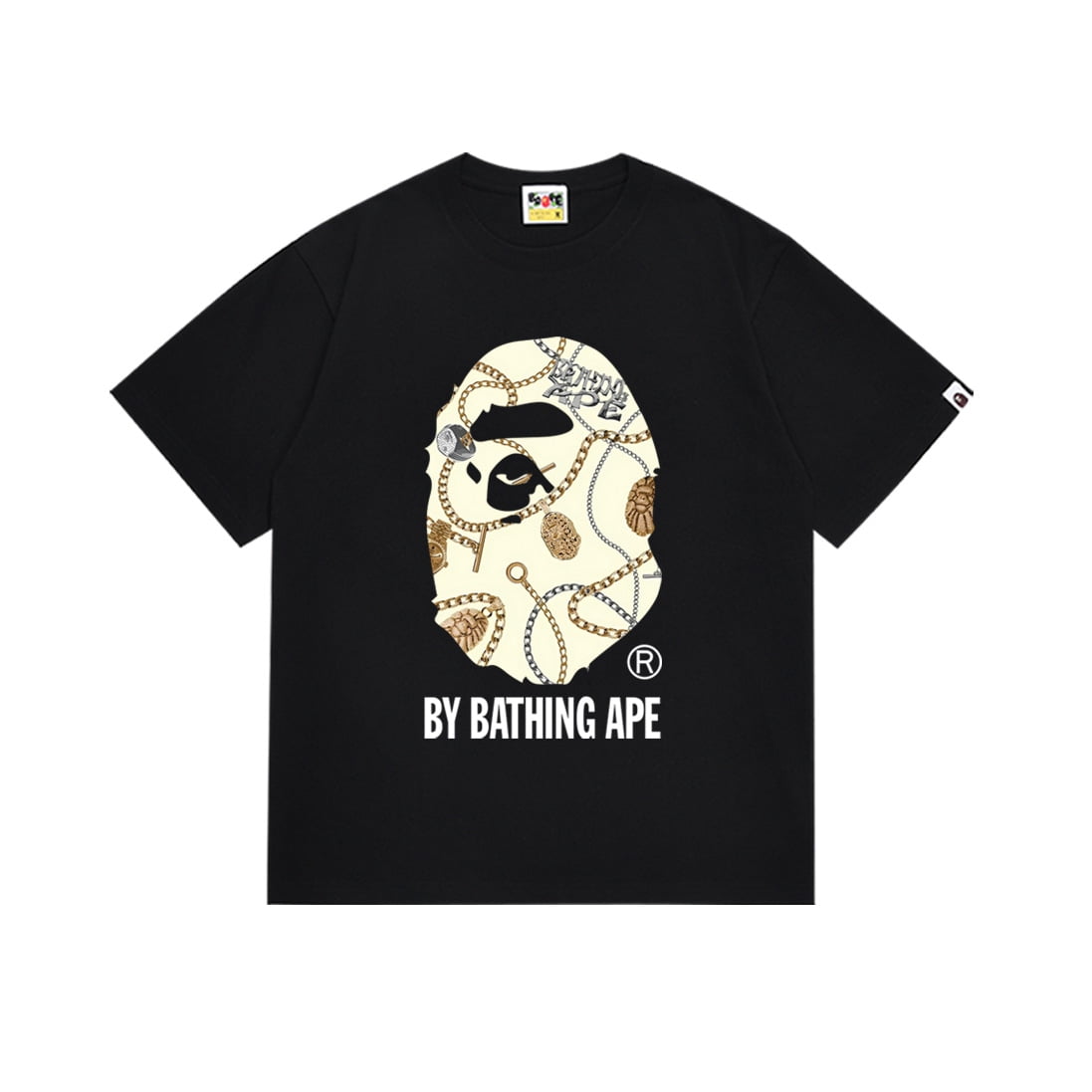 Ape Short Sleeves, Male And Female Teenagers Short Sleeves- SinKeeU