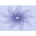 thumbnail image 1 of Ahgly Tapis Rectangulaire Lavable en Machine Intérieur Lavande Bleu, 4 Pieds x 6 Pieds, 1 of 7