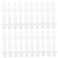 thumbnail image 4 of IFANLANDOR 20Pcs White Plastic Christmas Tree Fence Decorative Garden Partition for Flowerpot Decoration, 4 of 8