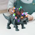 thumbnail image 2 of HILABEE Simulation Electric Dinosaur Toys Action Figure and Sounds for boys Green Green, 2 of 8