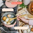 thumbnail image 3 of Beautiful by Drew Barrymore 12pc Ceramic Non-Stick Cookware Set, 3 of 8