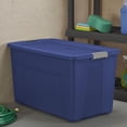 thumbnail image 2 of Sterilite 132L Latch Tote, Blue- 4 PK, 2 of 7