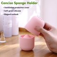thumbnail image 2 of Makeup Sponge Holder, Cosmetic Blender Silicon Travel , Makeup Puff Ball Carrying Box (Not Including Cosmetic Eggs), 2 of 9