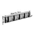thumbnail image 3 of Calendar Hook Close Line Posts Aluminum Flat Wire for Rings Towel for Pool Area Clips for Hanging Wall Mounted Coat Rack Aluminum Coat Hook Self Viscose Wall Hook With, 3 of 4