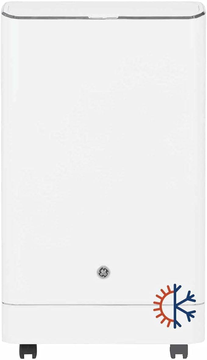 GE Climatiseur portable 14,000 BTU ASHRAE avec fonctions de refroidissement et de chauffage - APSA13YBMW