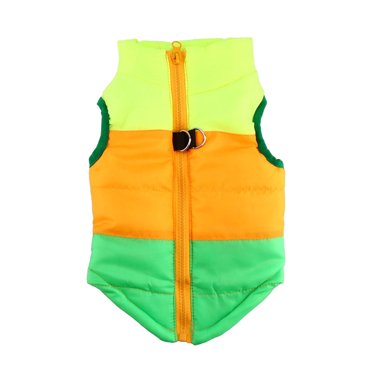 kurtrusly Vest Jacket Coat For Dog Stay Fashionable And Warm In Dog Vest Jacket Suitable Size Dog Harness Coat Fruit green M