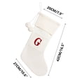 thumbnail image 3 of Knitted Hosiery Wool Hosiery Embroidered Letter Children's Candy Gift Bag Christmas Stocking Gift Bag, 3 of 4