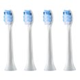 thumbnail image 1 of Têtes de Brosse à Dents de Rechange, 4 Têtes de Brosse, 1 of 5
