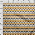 thumbnail image 3 of oneOone Rayon Mustard Yellow Fabric Chevron Sewing Material Print Fabric By The Yard 56 Inch Wide-TN, 3 of 5