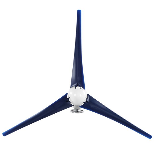 1200W Small Wind Generator Turbines Kit with Accurate Blades, High Wind Energy Utilization, for Marine Home Charging