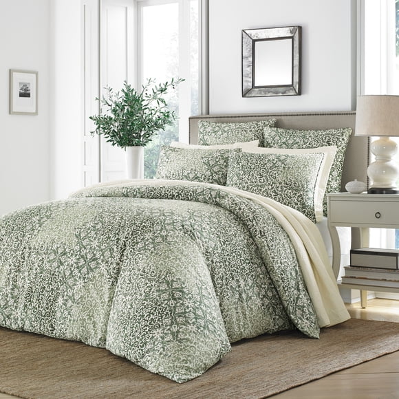 Stone Cottage Abingdon Comforter Set, Queen, Dark Green