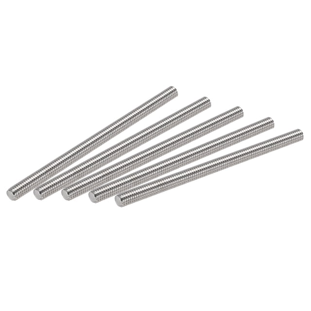 Unique Bargains M6 x 90mm Fully Threaded Rod 304 Stainless Steel Right Hand Threads 15 Pack