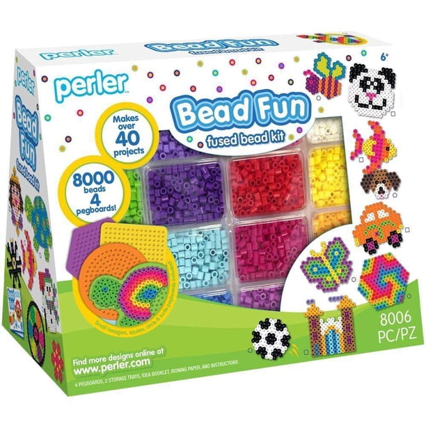022　キングビーズ　割れ銀化あり　king beads　ビーズ5個セット Perler Activity Kit and Storage Trays, 8000 Beads + pegboards