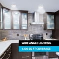 thumbnail image 3 of Bell + Howell Wireless Motion LED Ceiling Light Soft White 1 Piece Battery Operated Remote Control Easy Care, 3 of 7