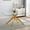 Gold, variant on 51.18" Rectangular Clear Tempered Glass Dining Table,Black