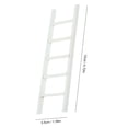 thumbnail image 2 of TAILTOSS Small Step Ladder Dollhouse Hardware Design White 1Set, 2 of 8