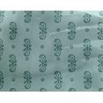 thumbnail image 4 of oneOone Tissu Georgette Viscose Imprimé Bloc Cercle/feuilles & Paisley Largeur 42 Pouces, 4 of 4
