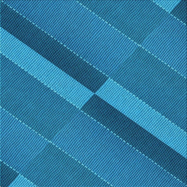 Ahgly Company Tapis d'Intérieur Lavable à la Machine, Carré, Transitionnel, Bleu, Tapis de Zone, 5 Pieds Carré