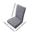 thumbnail image 4 of Dvruxg Dining Chair Cover, Detachable Sofa Chair Cover, Retractable Chair Cover, Dining Room Chair Covers, Anti-cat Scratch, Washable, Regular Size, for Kitchen, Hotel, Banquet, 4 of 5