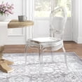 thumbnail image 1 of Heavenly Collections Modern Transparent Acrylic Dining Chairs for Dining Room, Set of 2, Ghost Style, 1 of 6