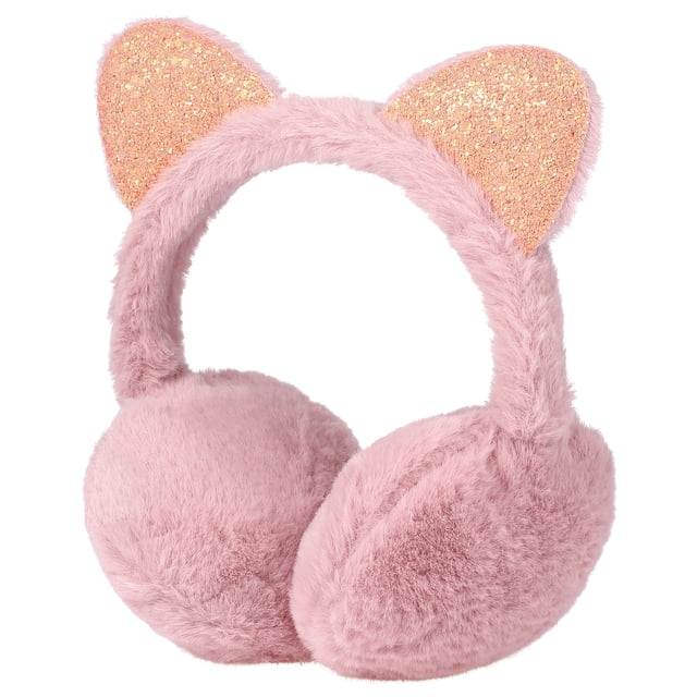 Miangastore Cat Ears Earmuff Girls Ear Protection Noise Reduction 1Pcs 8.66X6.50In