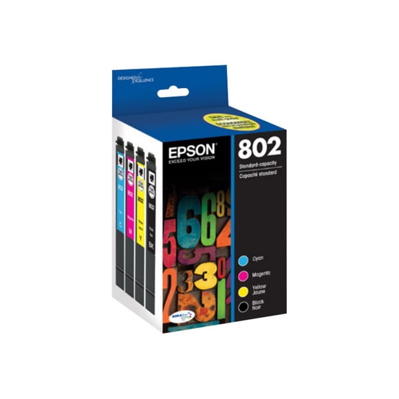 EPSON AMERICA T802120-BCS Durabrite Ultra Black Combo
