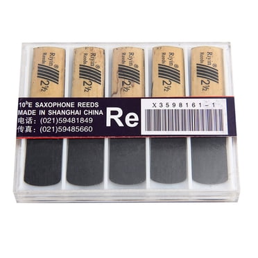 10pcs Soprano Saxophone Reed Sax reed kit soprano saxophone Reed Kit with Storage Box Musical Instrument Accessory, 4.0 Strength