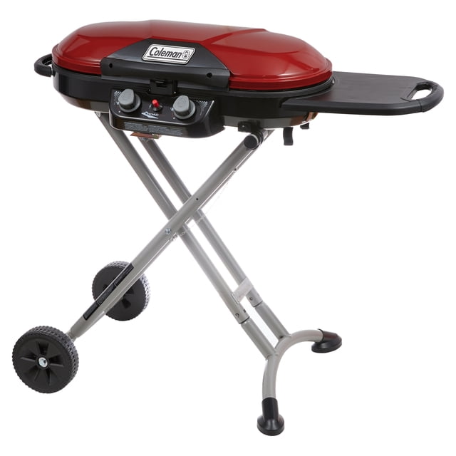 Coleman Xcursion Portable Stand-Up Propane Grill, 2 Burner, 20,000 BTUs, Red