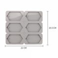 thumbnail image 2 of 6-Cavity Hexagonal Aromatherapy Wax Plaster Epoxy Soap Silicone DIY Molds Supply, 2 of 4