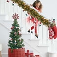 thumbnail image 4 of Fridja Christmas Gifts Christmas Decor Rattan 1.8m 71 Inch with 30 Lights Decorative Rattan Pinecone Red Fruit Mixed Christmas ornament Artificial Crypto Rattan, 4 of 6