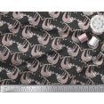 thumbnail image 2 of Soimoi Cotton Cambric Fabric Feather,Branch & Sloth Cartoon Print Sewing Fabric Yard 56 Inch Wide, 2 of 3
