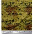thumbnail image 1 of Soimoi Cotton Poplin Fabric Leaves & Texture Decor Fabric Printed Yard 42 Inch Wide, 1 of 2