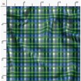 thumbnail image 2 of Soimoi Modal Satin Fabric Plaid Check Printed Fabric 1 Yard 42 Inch Wide, 2 of 5