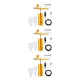 thumbnail image 1 of maskred Lightweight Airbrush Air Compressor Kit Set Precise Spray Painting Portable Gold 1.49x5.1x5.7 Inch 3Set, 1 of 6