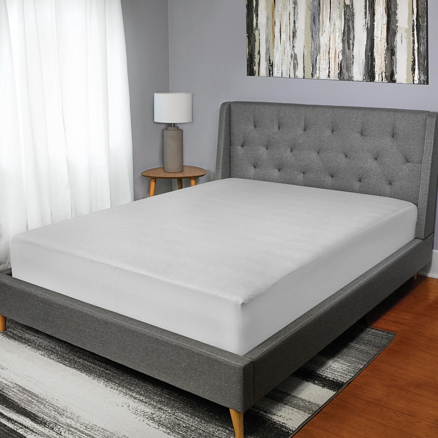 Sealy Protège-matelas CoolTemp™, Simple – Ajusté, imperméable, dessus en tricot doux