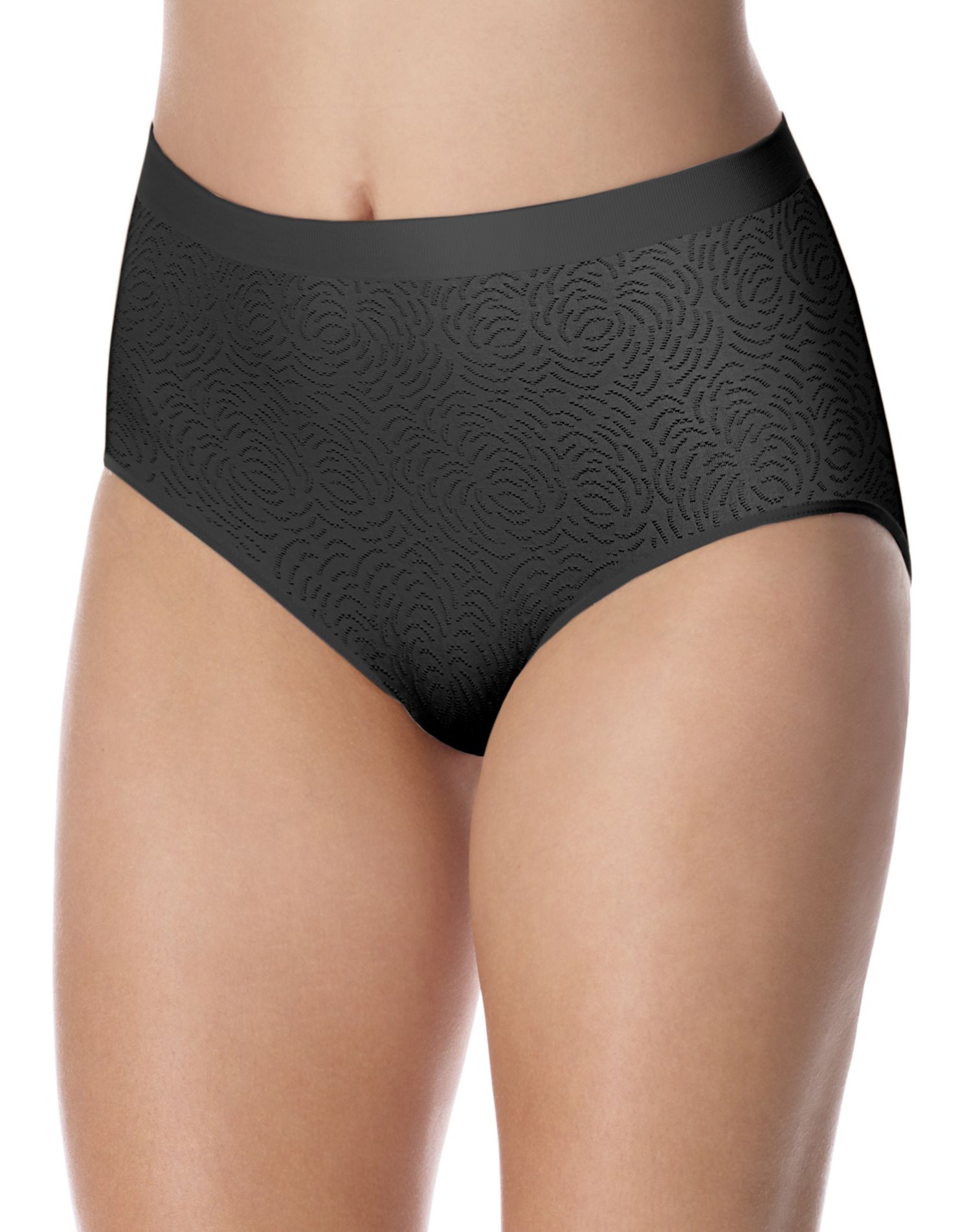 Bali Comfort Revolution Womens Microfiber Seamless Brief - Best-Seller, 8/9