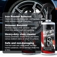 thumbnail image 3 of Lunxisen 2 Pcs Car Iron Remover Cleaner Wheel Detailing Spray Rust Stain Remover Safe Paint Protection Automotive Cleaning Solution, 3 of 8