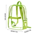 thumbnail image 3 of Clear Transparent Backpack for Stadium Approved Events, Concerts, Festivals, and Beach – Small Clear Bag with Multi Pockets for Sports Activities and Travel, 3 of 6