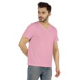 thumbnail image 3 of Inkmeso T-Shirt de Base à Col en V pour Homme, Manches Courtes, Uni, Coupe Régulière, en Coton, 3 of 7
