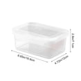 thumbnail image 3 of Airtight Food Storage Containers - Microwave & Freezer Safe Plastic Containers Meal Prep & Refrigerator organization Stackable Kitchen, Clear, JKODE, 3 of 6