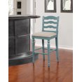 thumbnail image 2 of Hunter Antique Blue Barstool, 2 of 5