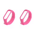 thumbnail image 4 of braveheart Bracelet de Remplacement, Doux pour la Peau, Résistant à l'Usure, Bracelet Intelligent pour Poignet, Bracelet de Sport, Installation Facile, Remplacement pour Mi 3 Rose Rouge, Ensemble de 2, 4 of 6