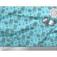 thumbnail image 3 of Soimoi Modal Satin Fabric Stripe & Paisley Print Fabric by Yard 42 Inch Wide, 3 of 3