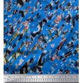 thumbnail image 1 of Soimoi Rayon Fabric Animal Skin Texture Print Fabric by the Yard 56 Inch Wide, 1 of 3