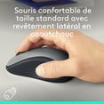 thumbnail image 3 of LogitechSouris Sans Fil Pleine Taille Ambidextre avec Récepteur USB Argent, 3 of 9