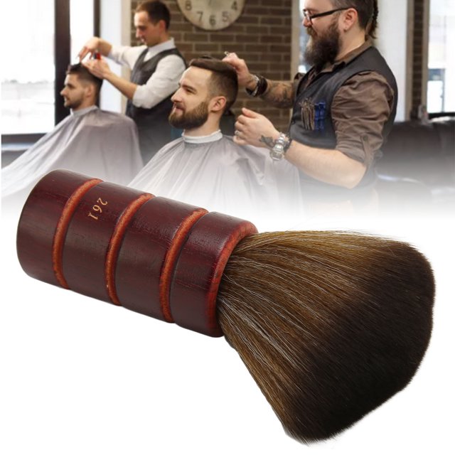 Neck Duster Brush, Portable Solid Wood Professional Face Duster Brush For Home