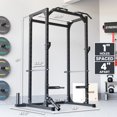 thumbnail image 3 of Synergee Power Rack Cage – J Cups Safety Arms Pull Up Bar 750 lb, 3 of 6