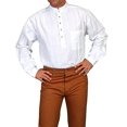 thumbnail image 2 of Scully RW015-WHT-L Chemise de Rangement pour Hommes - Blanc - Grand, 2 of 3
