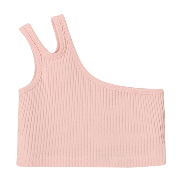 Birdeem Solid Color Children Fashionable Girl Sleeveless Top Summer Children Camisole