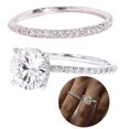 thumbnail image 1 of EGNMCR Rings The Geometric Punk Diamond Ladies Ring Is Suitable For Engagement And Marriage fashion ring, 1 of 2